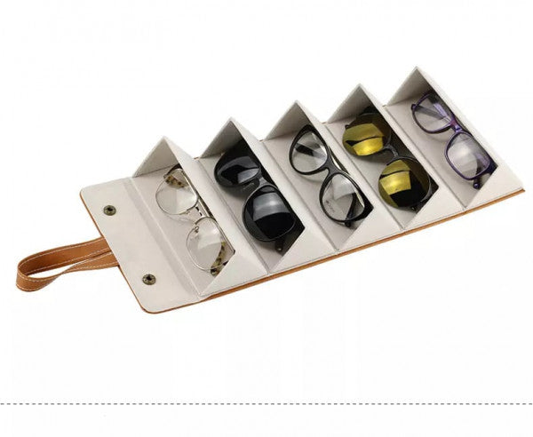 Sunglasses Case Portable Sunglasses Organizer Travel Eyeglasses Holder Storage for Women Men