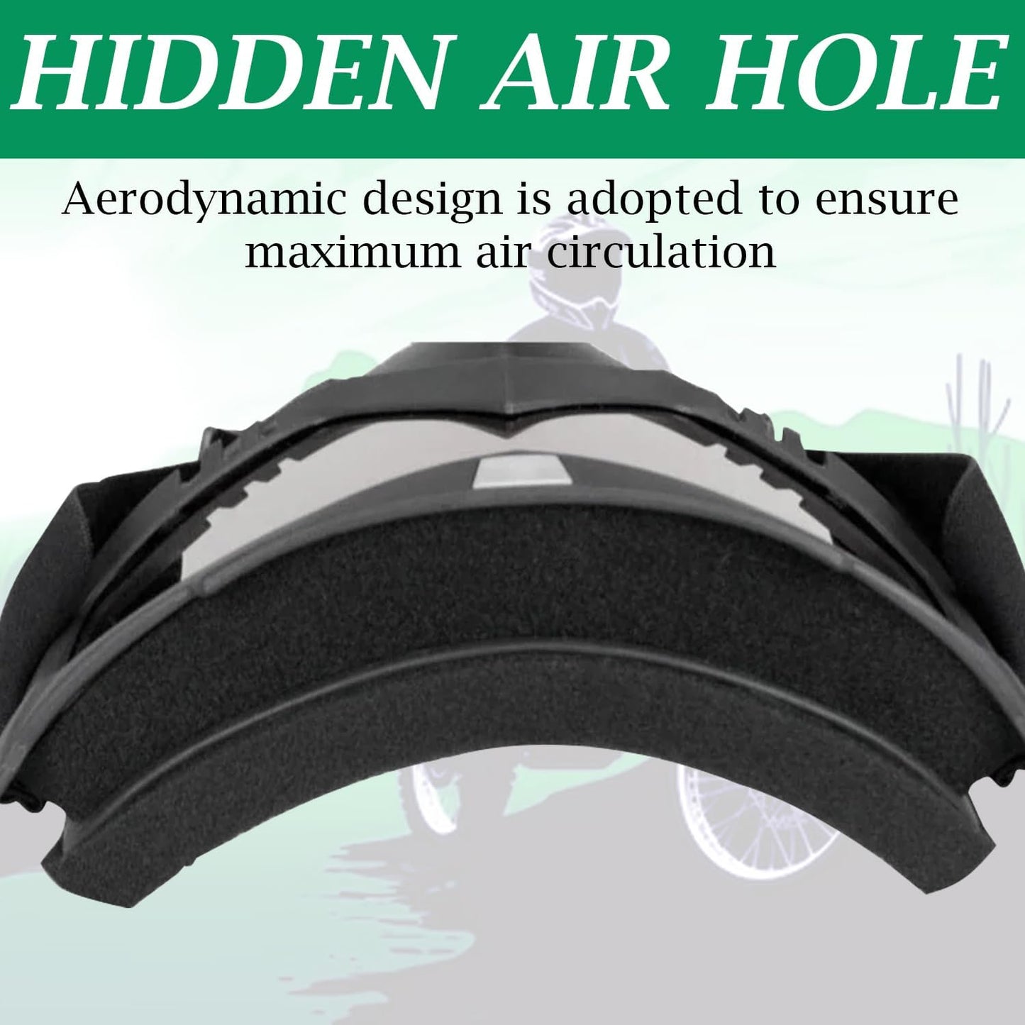 Goggle With Mask Riding Mask For Bikers ( MULTI )